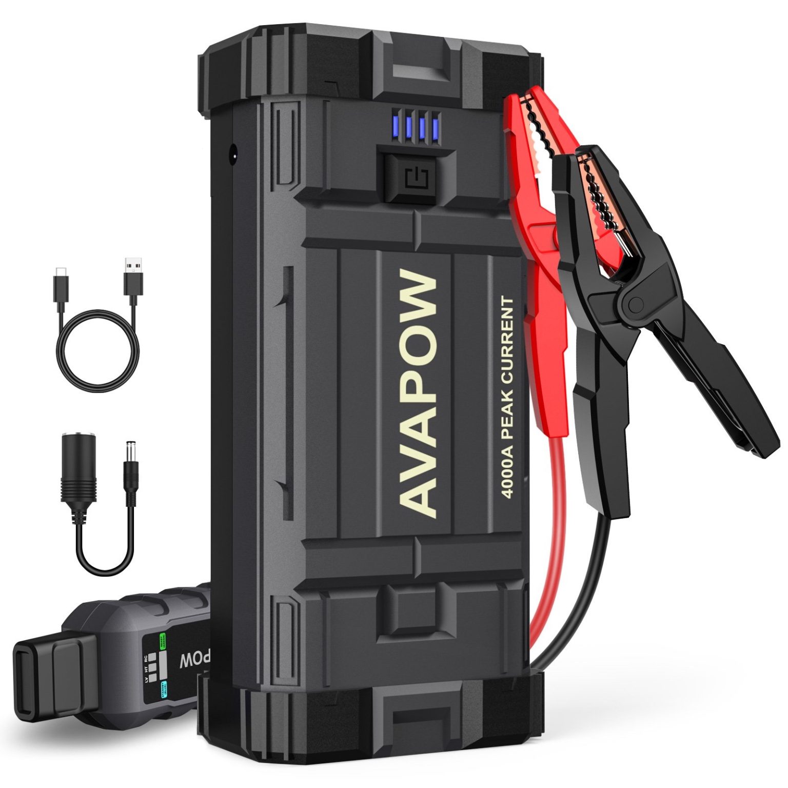 Yaber YA30 Jump Starter with Air Compressor 150 PSI 2500A Peak 24800 ...