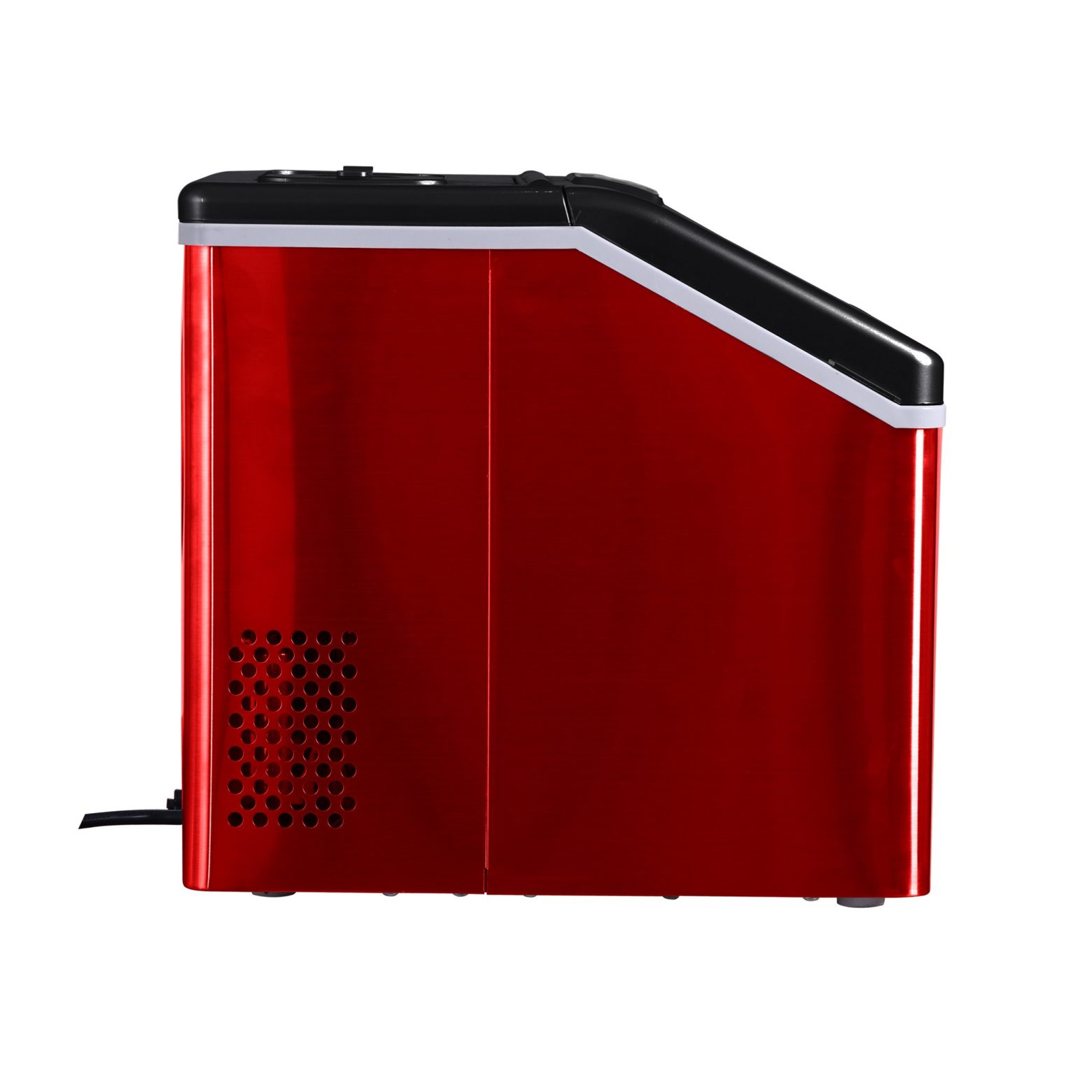 Frigidaire 40 lbs Countertop Clear Square Ice Maker EFIC452, Red