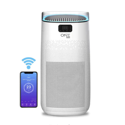 One Smart Consumer Electronics Gear Neo Smart Air Purifier with Voice Control, HEPA Filter Included