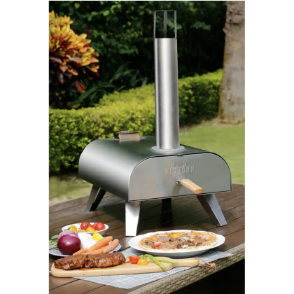 Big Horn Pizza Ovens Wood Pellet Pizza Oven Wood Fired Pizza Maker Portable Stainless Steel Pizza Grill