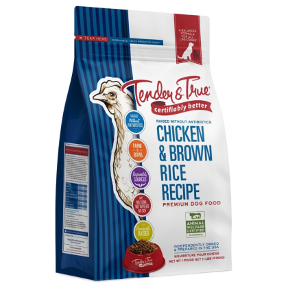 Tender & True Chicken & Brown Rice Recipe, 11-lb bag