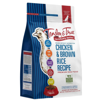 Tender & True Chicken & Brown Rice Recipe Dry Dog Food, 23-lb Bag