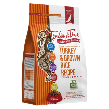 Tender & True Turkey & Brown Rice Recipe, 23-lb bag
