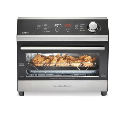 Hamilton Beach Digital Air Fryer Toaster Oven 6 Slice Capacity Black 31220
