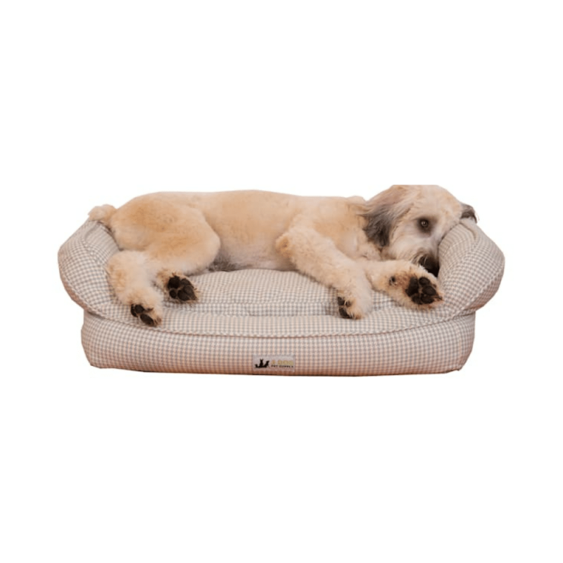 3 Dog Pet Supply EZ Wash Premium Memory Foam Bolster Dog Bed, Small