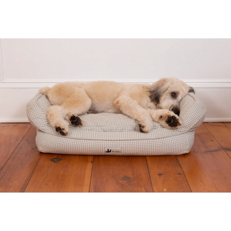 3 Dog Pet Supply EZ Wash Premium Memory Foam Bolster Dog Bed, Small