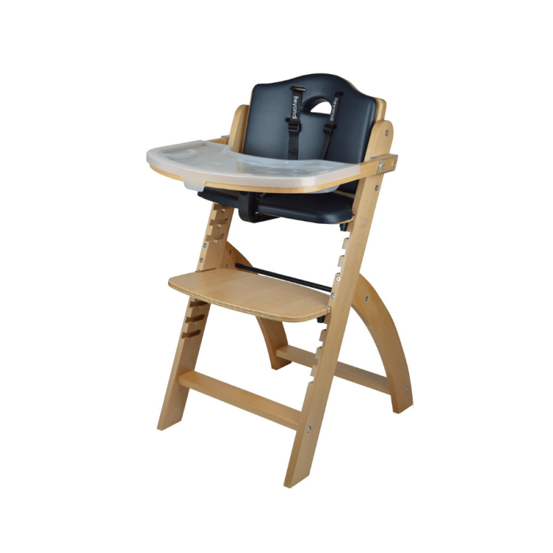 Abiie Beyond Wooden High Chair With Tray For Your Babies, 6 Months Up To 250 Lb