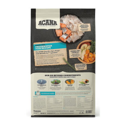 Acana Grain Free Dog Food, Freshwater Fish Recipe, 25 Pounds