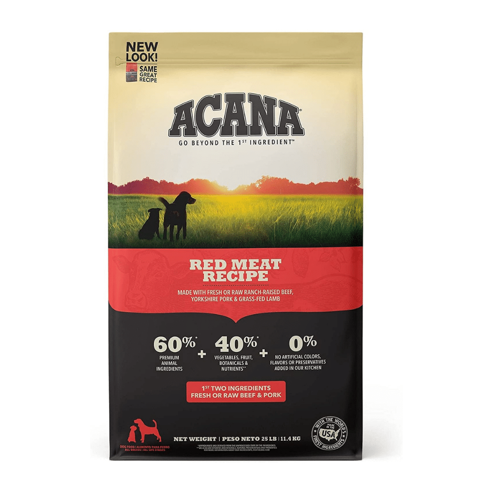 Acana Grain Free Dog Food, Red Meat, Ranch-Raised Beef, Yorkshire Pork, Grass-Fed Lamb