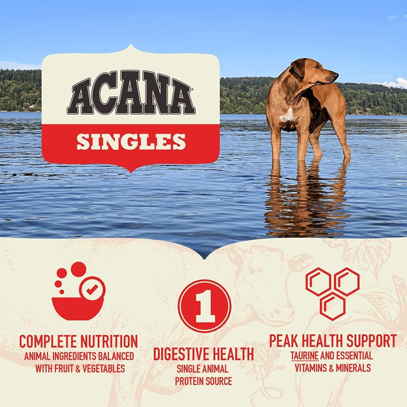 Acana Singles Dry Dog Food, Lamp & Apple Recipe, 25 Pounds