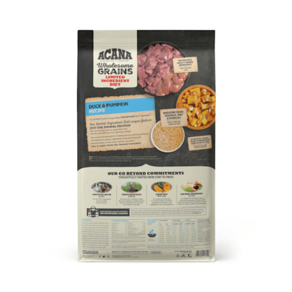 Acana Wholesome Grains Duck And Pumpkin Recipe Dry Dog Food, 22.5 Lbs