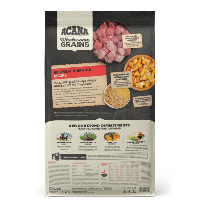 Acana Wholesome Grains Red Meat & Grains Recipe Dry Dog Food, 22.5 Pounds