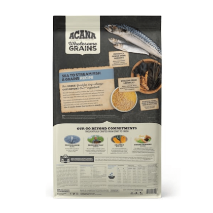 Acana Wholesome Grains Sea To Stream, Fish & Grains Recipe Dry Dog Food, 22.5 Pounds