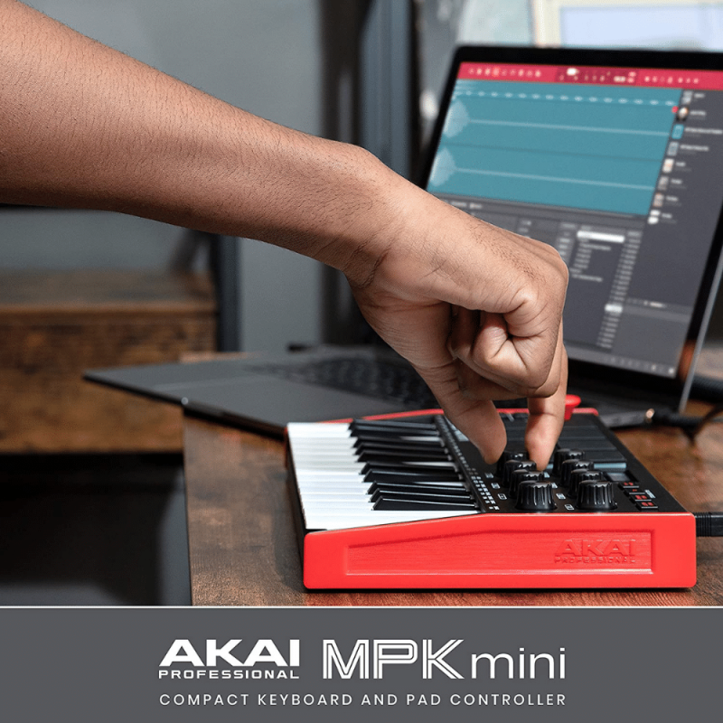 AKAI Professional MPK Mini MK3 - 25 Key USB MIDI Keyboard Controller