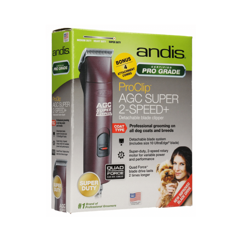 Andis AGC2 Super 2-Speed Professional Clipper With Detachable Blade