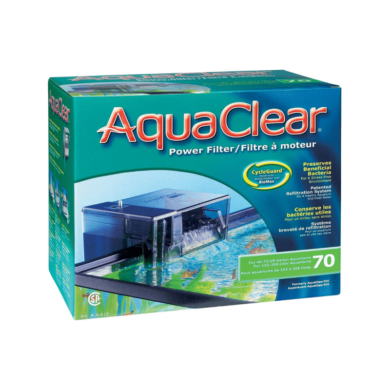 AquaClear Power Filter, Clip-On Aquarium Filter