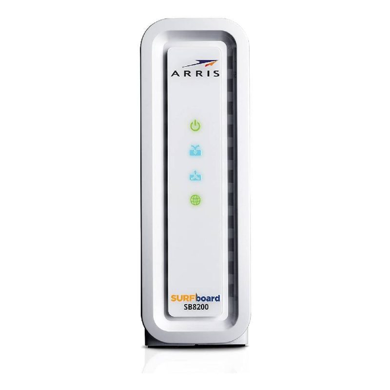 Arris Surfboard SB8200 DOCSIS 3.1 Gigabit Cable Modem, Approved For Cox, Xfinity, Spectrum & Others