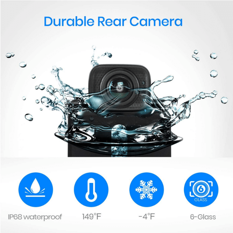 Auto-Vox CS-2 Wireless Backup Camera Kit, 4.3’’ Monitor And Rear View Camera