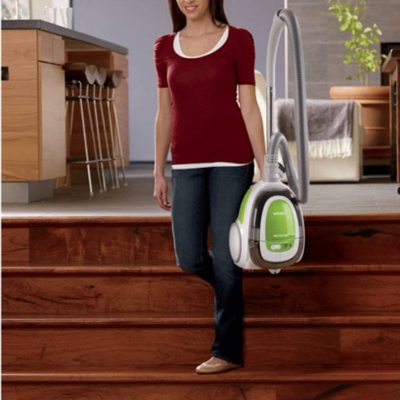 Bissell Hard Floor Expert Canister Vacuum, Silver and Green