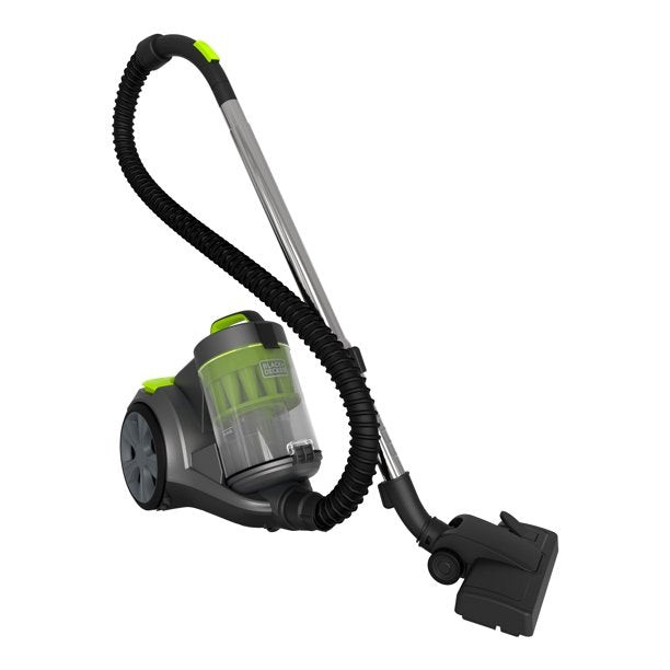 Black + Decker Bagless Canister Vacuum, Adjustable Suction Multi-Cyclonic Power