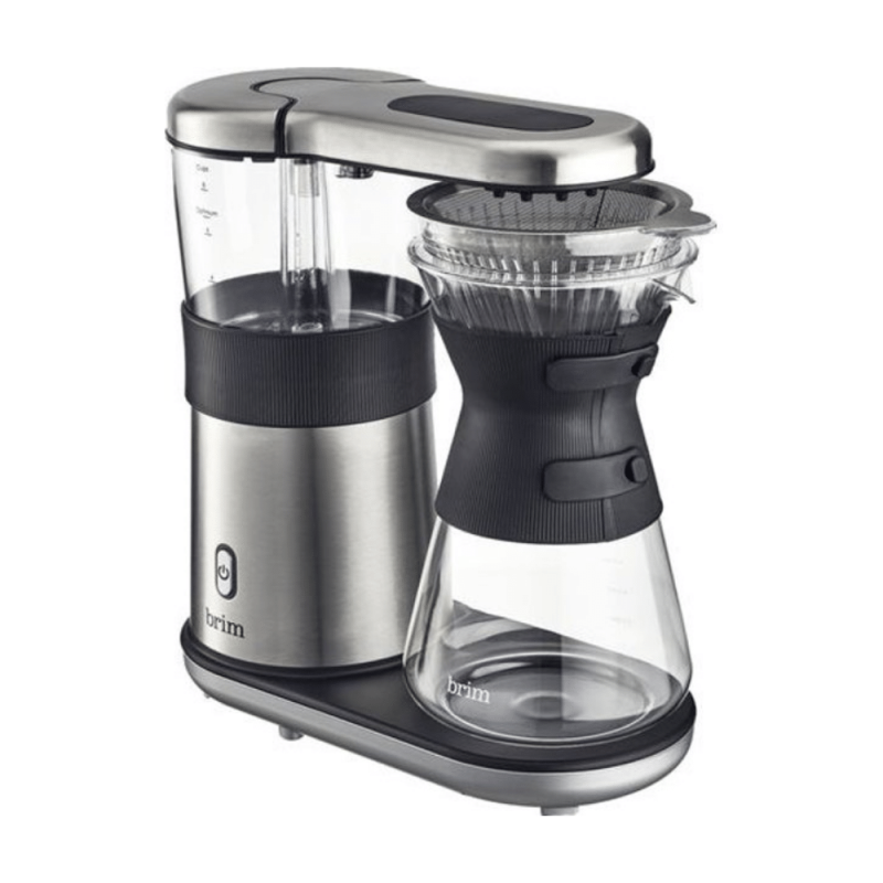 Brim 8-Cup Electric Pour Over Coffee Maker, Stainless Steel