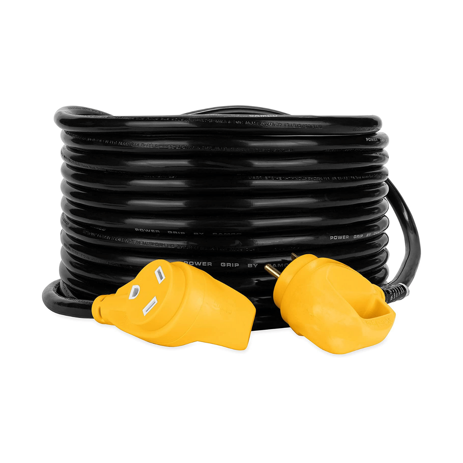 Camco 50-Feet PowerGrip Heavy-Duty Outdoor 30-Amp Extension Cord For RV And Auto