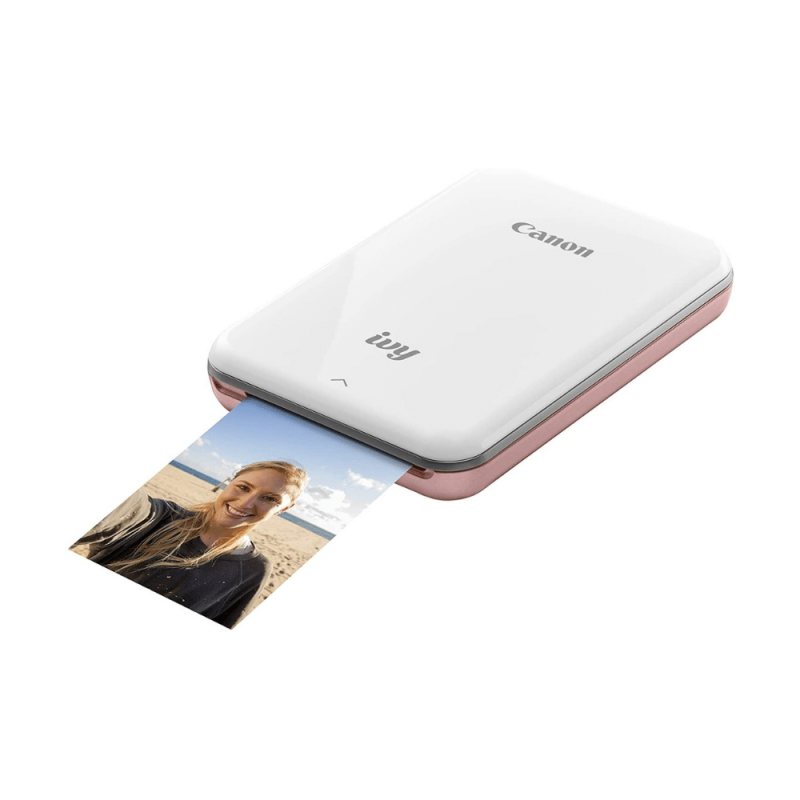 Canon Ivy Mini Photo Printer for Smartphones, Sticky-Back Prints, Rose Gold