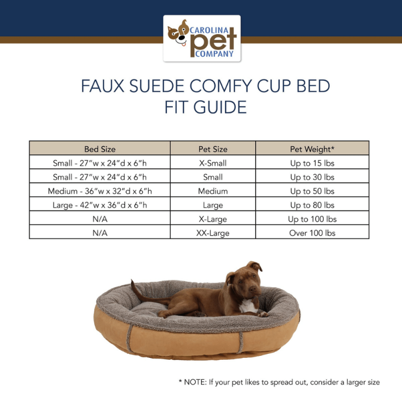 Carolina Pet Faux Suede & Sherpa Comfy Cup in Sage, Large