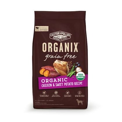 Castor & Pollux Organix Grain Free Organic Chicken And Sweet Potato Recipe Dry Dog Food, 18 Lbs