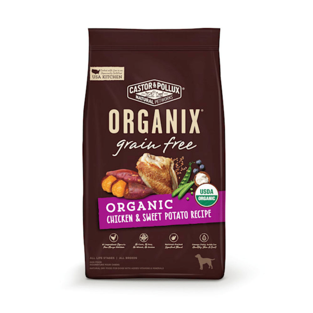 Castor & Pollux Organix Grain Free Organic Chicken And Sweet Potato Recipe Dry Dog Food, 18 Lbs