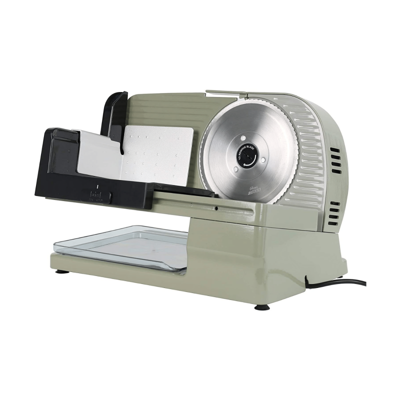 Chef'sChoice Electric Meat Slicer Features Precision Thickness Control & Tilted Food Carriage