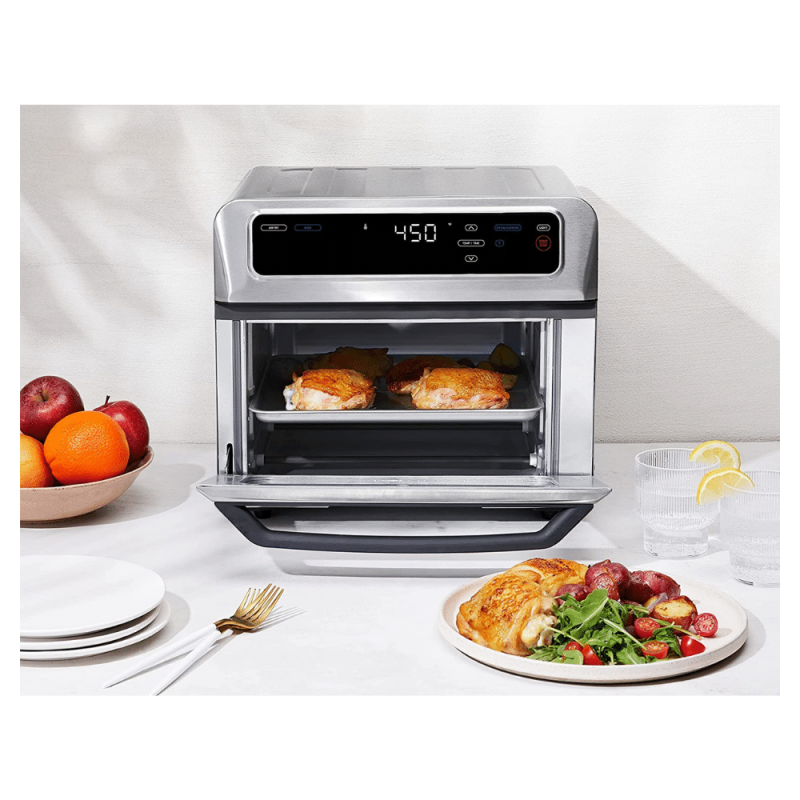 Chefman Air Fryer Toaster Oven Xl 20L, Nonstick Stainless Steel, Digital