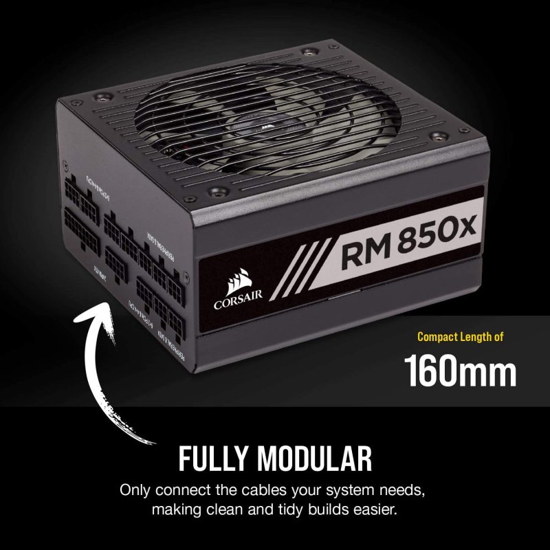 Corsair RMX Series RM850x, Fully Modular Power Supply 850 Watt