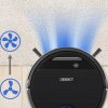 Ecovacs Deebot Ozmo Robotic Vacuum Cleaner & Mop w/Smart Navigation, Black