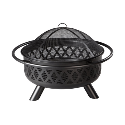 Endless Summer Black Finish Wood Burning Outdoor Fire Pit