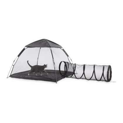 Everyyay Come Out & Play Outdoor Cat Lounge With Tent, 63" L X 47.2" W X 47.2" H