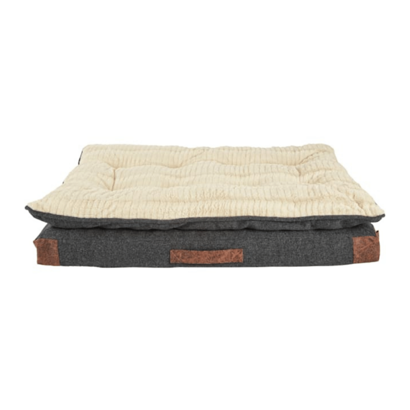 EveryYay Grey Patched Pillowtop Lounger Orthopedic Dog Bed