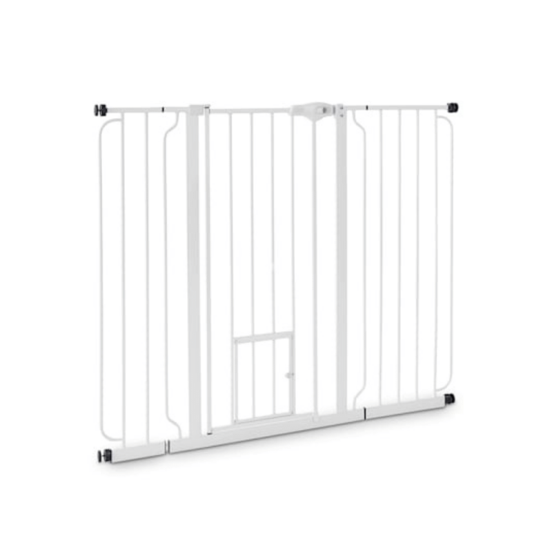 EveryYay In The Zone Extra-Tall Walk-Through Pet Gate, 29-50" W X 41" H