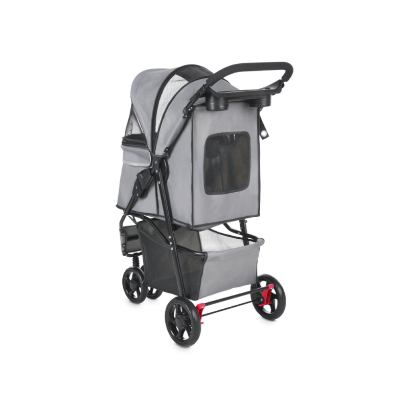 EveryYay Places to Go Reflective Gray Pet Stroller