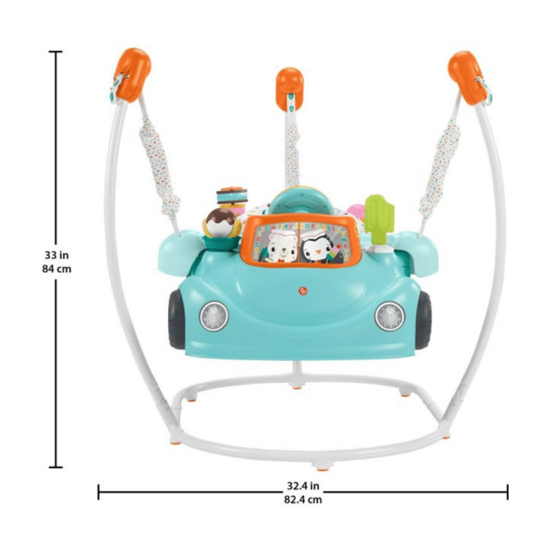 Fisher-Price 2-In-1 Sweet Ride Jumperoo Baby Activity Center For Infants And Toddlers