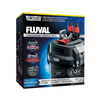 Fluval 107 Performance Canister Filter 120Vac, 60Hz