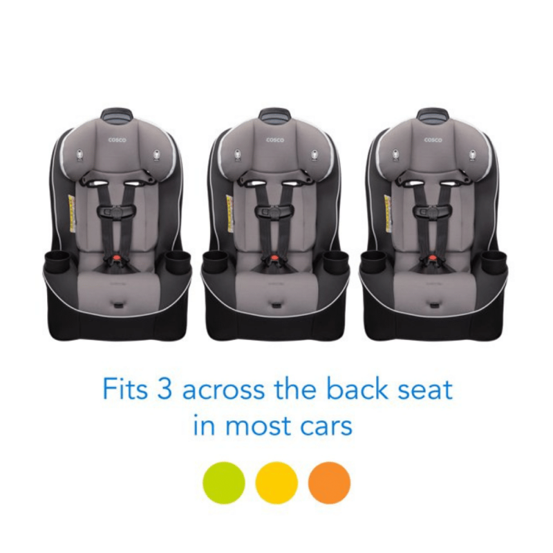 Cosco Easy Elite All-in-One Convertible Car Seat, Sleet