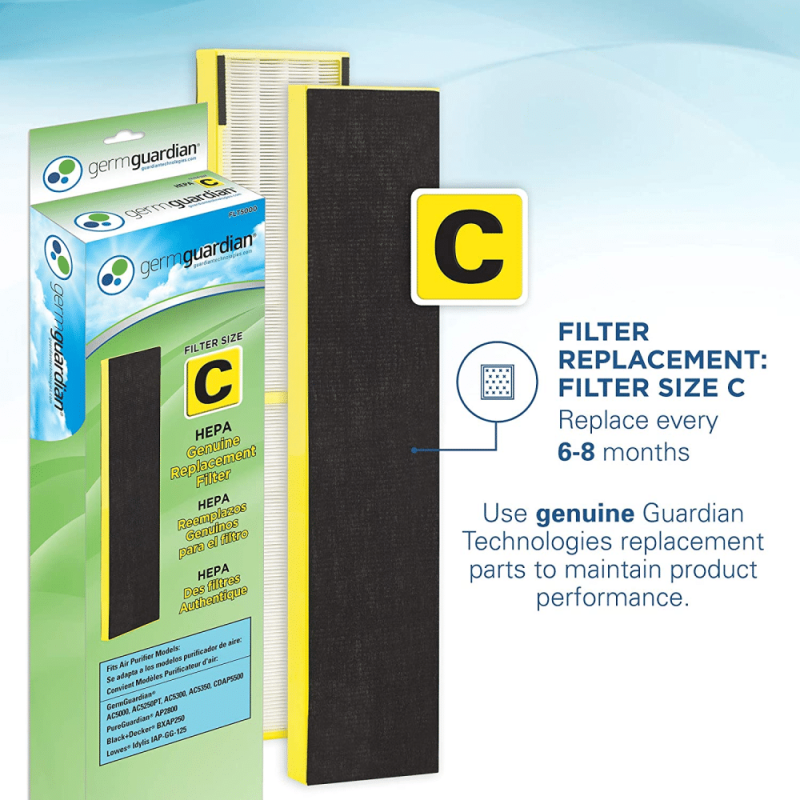 GermGuardian True HEPA Filter Air Purifier with UV Light Sanitizer