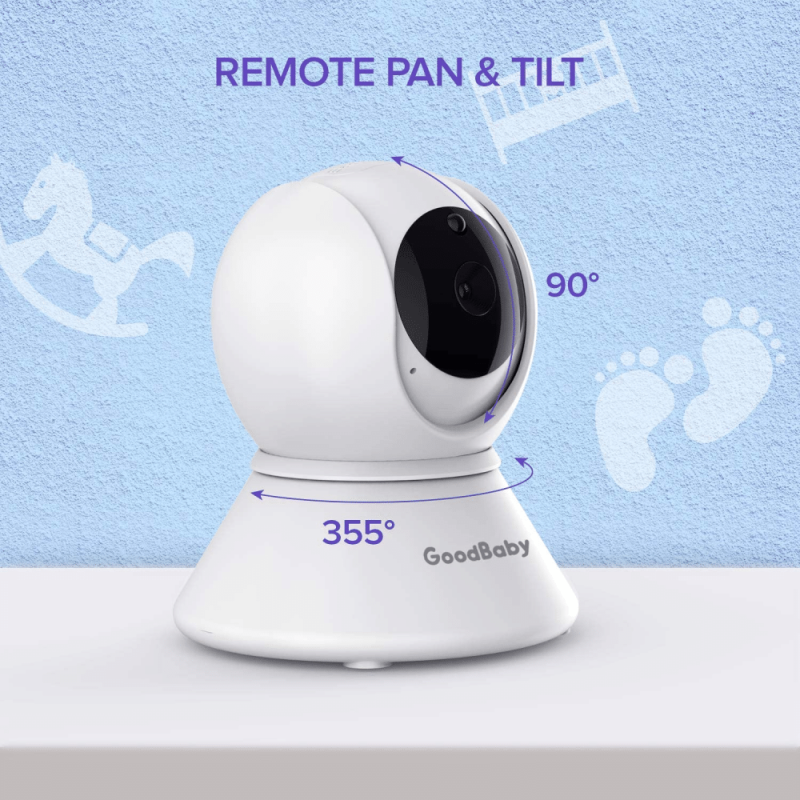 GoodBaby Baby Monitor with Remote Pan-Tilt-Zoom Camera