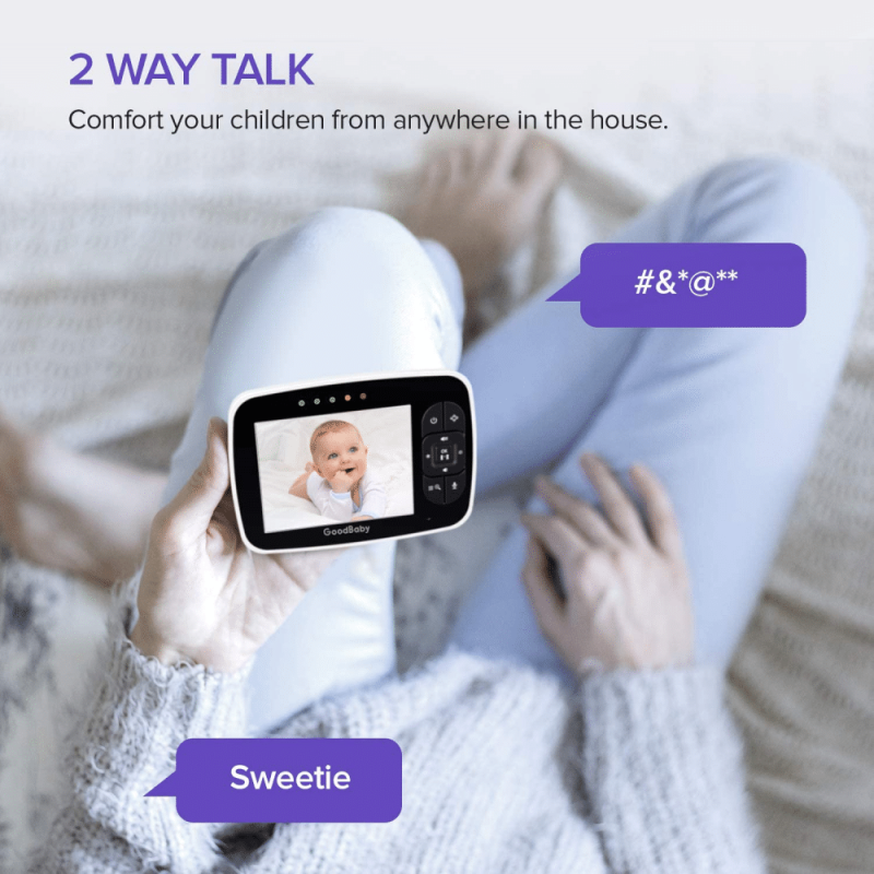 GoodBaby Baby Monitor with Remote Pan-Tilt-Zoom Camera