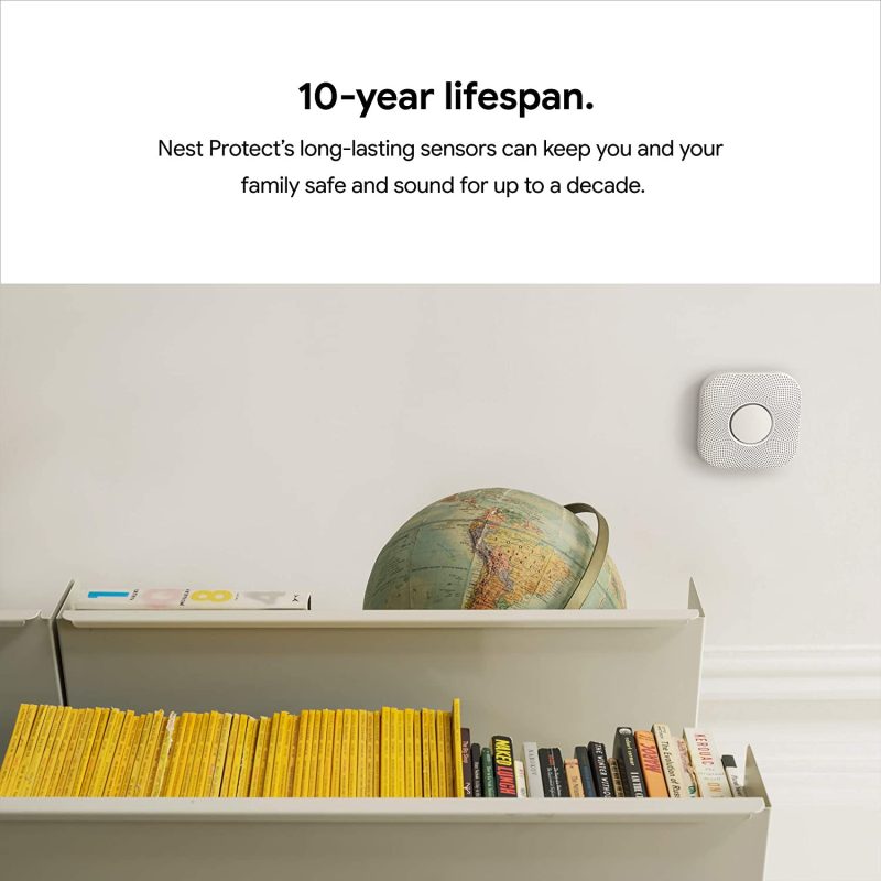 Google Nest Protect Alarm-Smoke Carbon Monoxide Detector