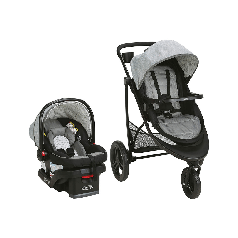 Graco Modes 3 Essentials LX Travel System And SnugRide SnugLock 30 Infant Car Seat