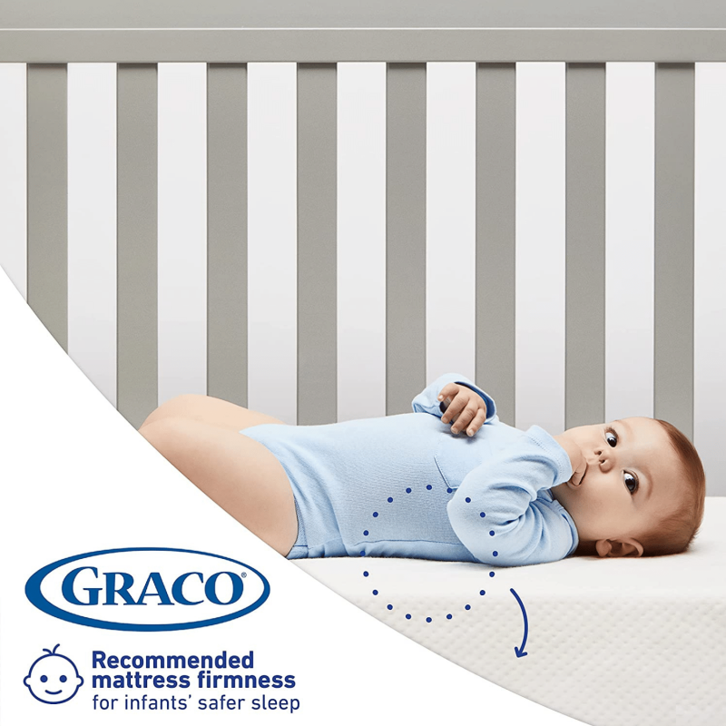 Graco Premium Foam Crib & Toddler Mattress, 2021 Edition
