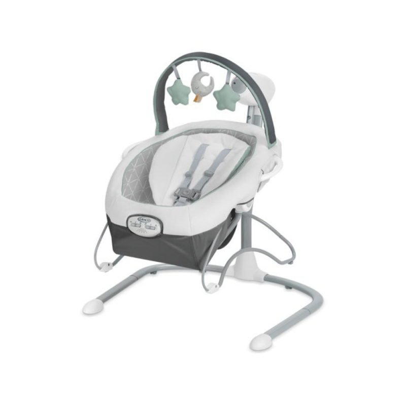 Graco Soothe 'n Sway LX Baby Swing With Portable Bouncer, Derby