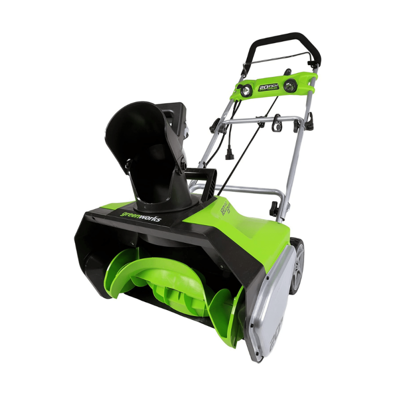 Greenworks 13 Amp 20 Inches Electric Snowthrower With Light Kit, 2600202